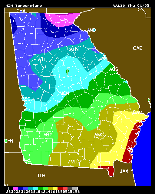 Frost in the Forecast for Some Areas on Thursday Morning (230 p.m