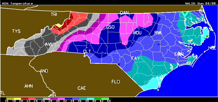 nc storm totals