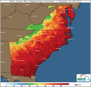 Cover photo for Early Season Weather Advisory: Cold Temperatures Ahead