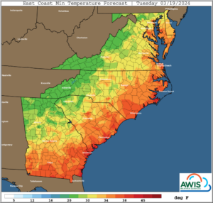 Cover photo for Frost Advisory: Mar 18-21